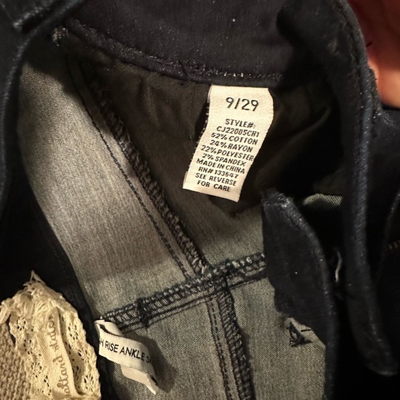 Altard state high tide ankle skinny jeans size 9 - Picture 4 of 4